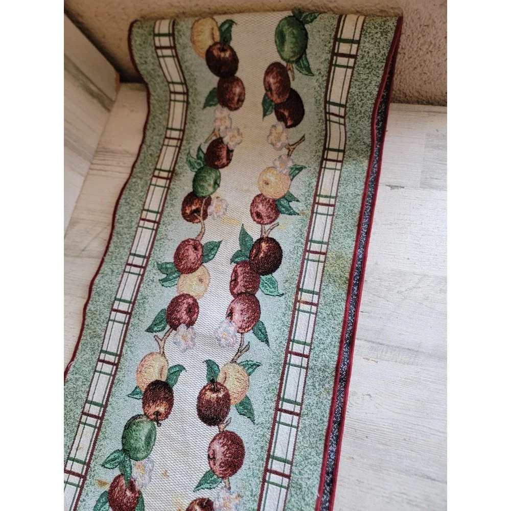 Vintage Apple‎ Fall table runner Castle cloth decorative harvest home decor